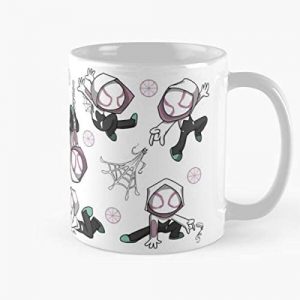 Spidergwen Stacy Gwen Spider Mini Chibi Man Spider-Man – Best 11 Ounce Ceramic Mug – Classic Mug for Coffee, Tea, Chocolate or Latte