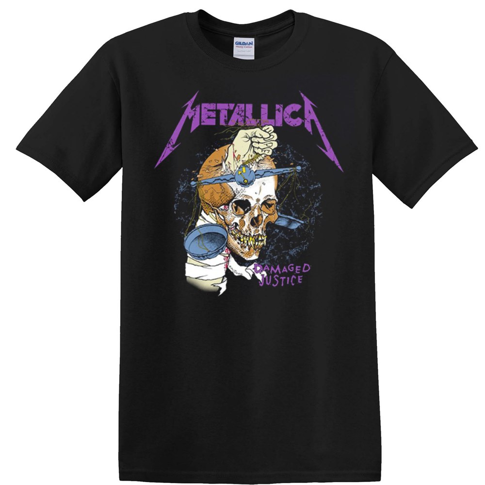 Metallica Rock Band Unisex Shirt Bella Gildan T-Shirt, 100% Cotton