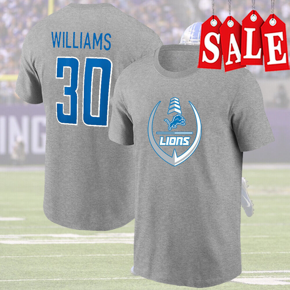 Jamaal Williams Detroit Lions 2022 Player T-Shirt S-5XL For Fans