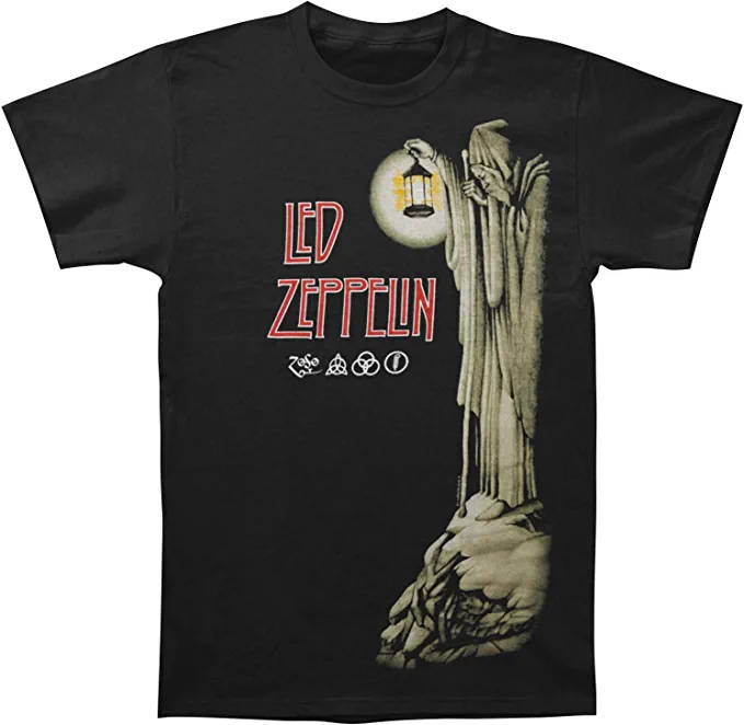 Led Zeppelin Men’s Hermit T-Shirt Black