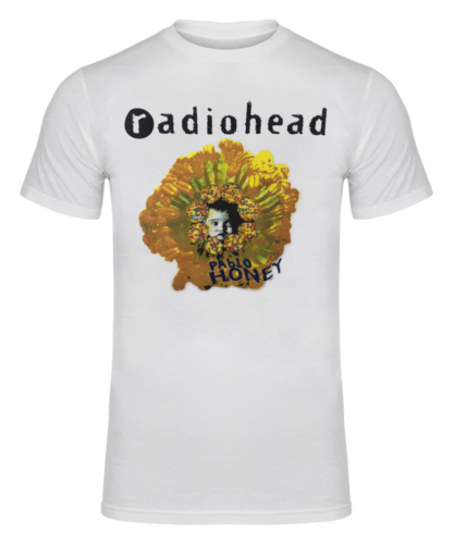 Radiohead Pablo Honey Band New White T-Shirt Double Sided Tee