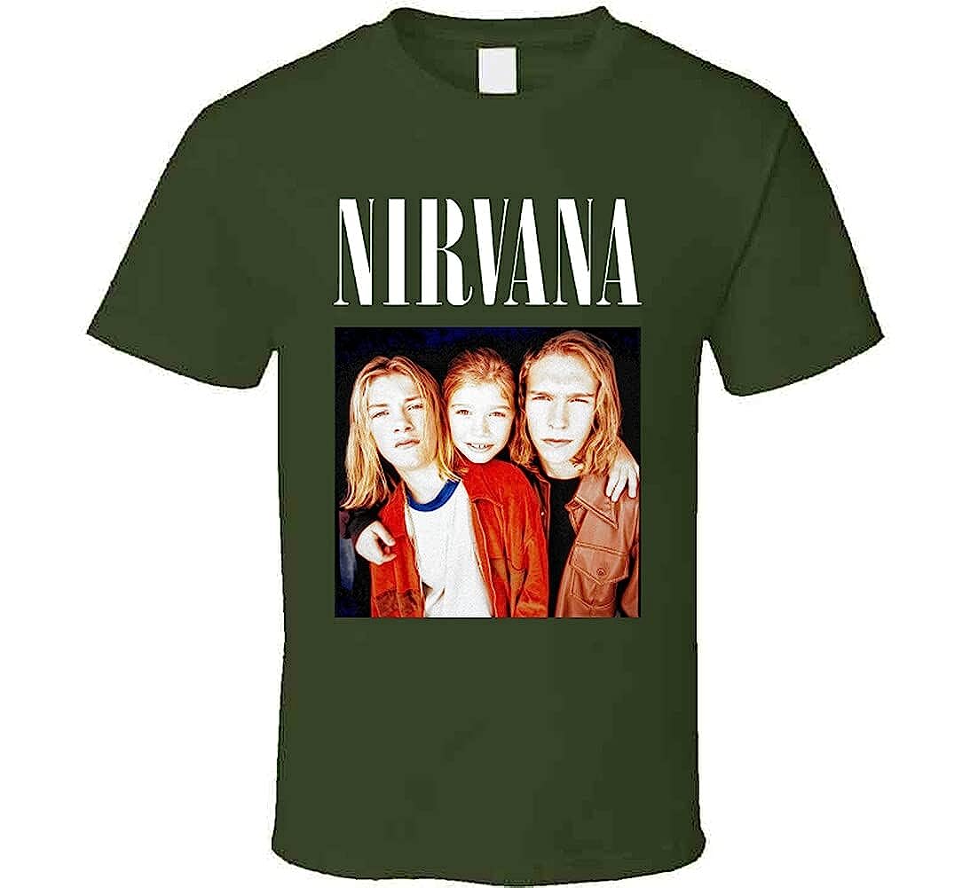 Generic, Funny Nirvana Hanson Mashup 90s Pop Punk Band Fan T Shirt L Black