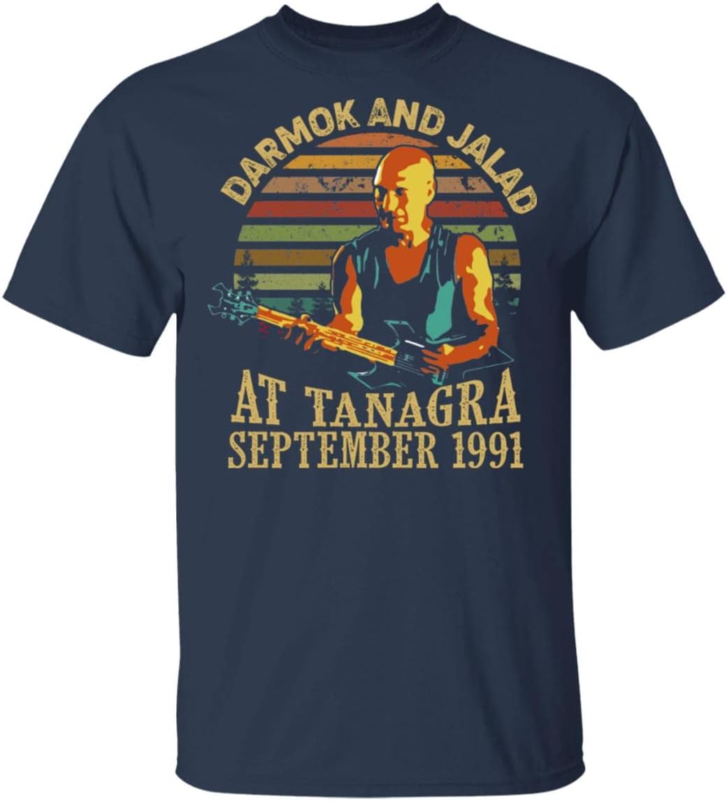 Darmok and Jalad at Tanagra September 1991 Vintage Retro T-Shirt Shirt Hoodies Long Sleeve Tank Top, Ds6, 10