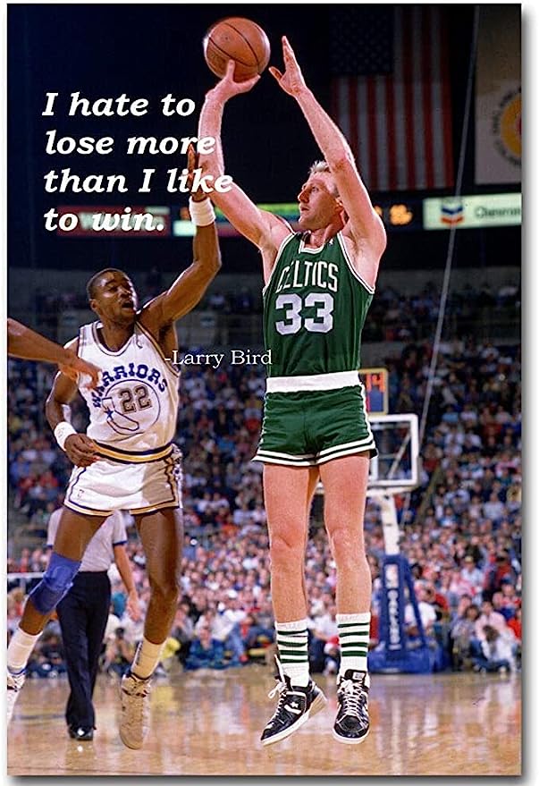 Larry_Bird Motivational Sport Basketball Poster (Paper Poster No Frame, 16 x 24)