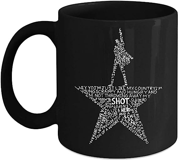 Alexander Hamilton Cup, Hero Hamilton An American Musical Mug Coffee Mug 15 Oz – Black EC3AWQ