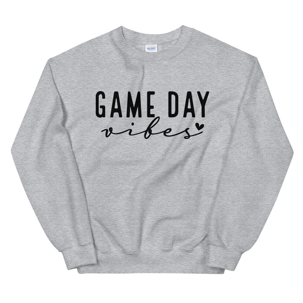 Crewneck Sweatshirt Football , Vintage Style Sweatshirt,GraphicSweatshirt , Game Day Sweatshirt ,Baseball Shirt Sport Grey