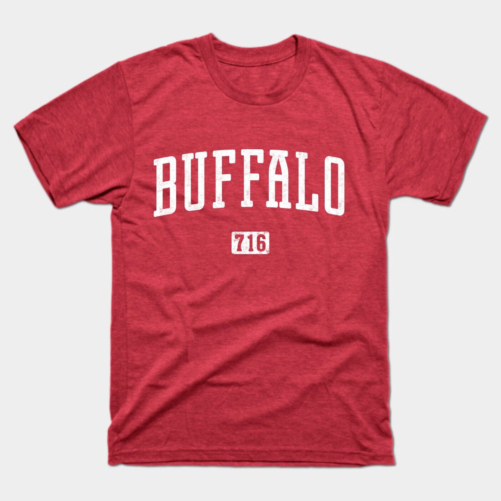 Shirt Vintage Classic T Shirt Buffalo Vintage Tee Unisex Red