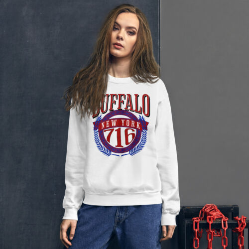 Buffalo Vintage Style Sweatshirt, Buffalo Crewneck, Sweatshirt, Crewneck Game Day Crewneck Sand