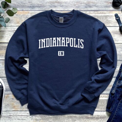 Crewneck Indianapolis Sweatshirt, Sports Fan Crewneck Sweatshirt, Sport Sweatshirt For Women , Gift For Fans