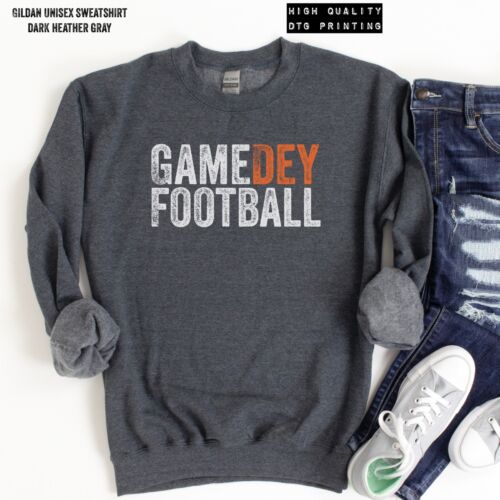 Sports shirts – cincinnati – sports fans – New England Game Day Crewneck, Football Sweatshirt Black